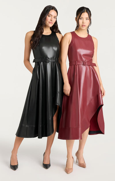 Vegan Leather Zelda Dress