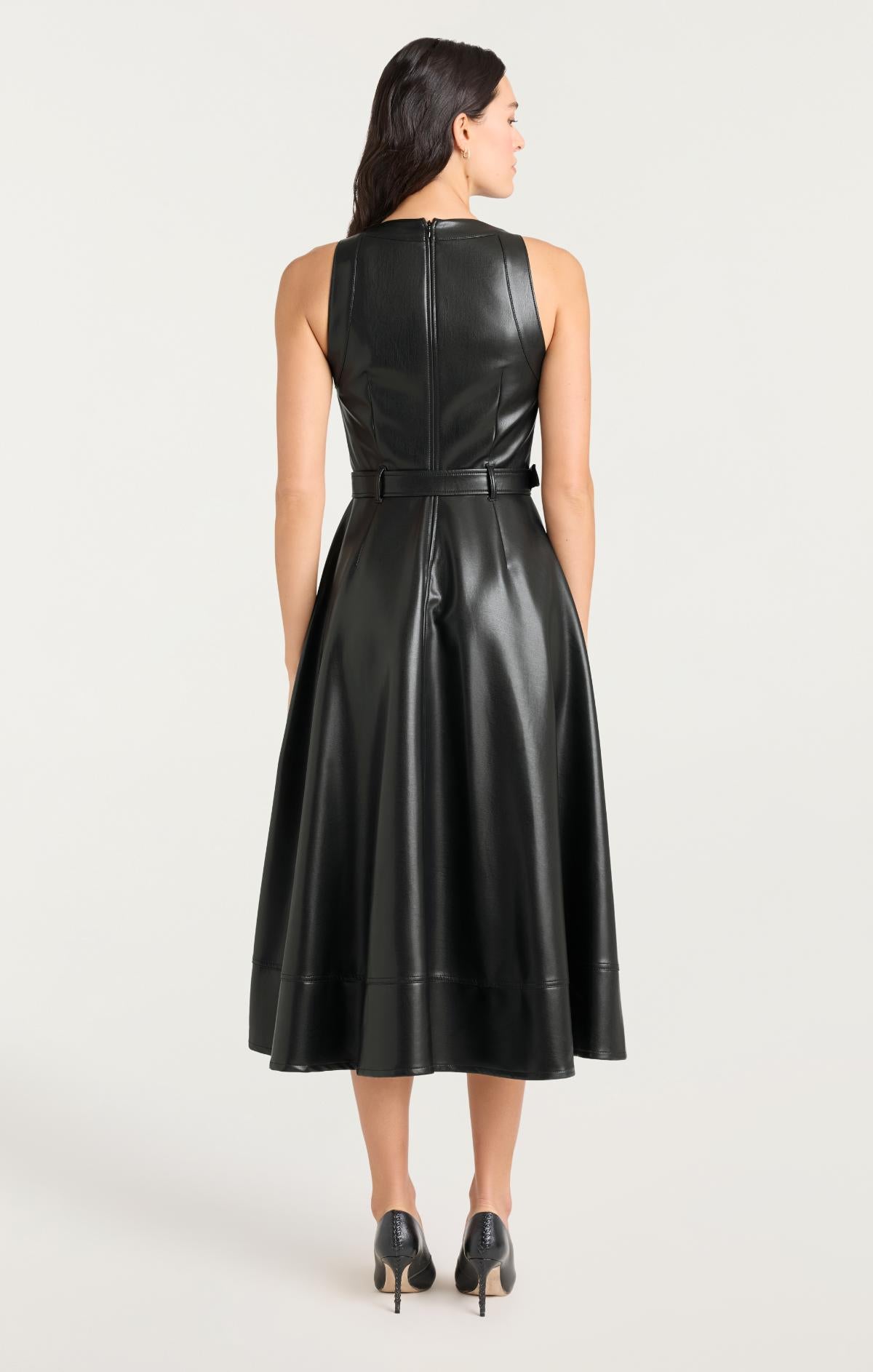 Vegan Leather Zelda Dress