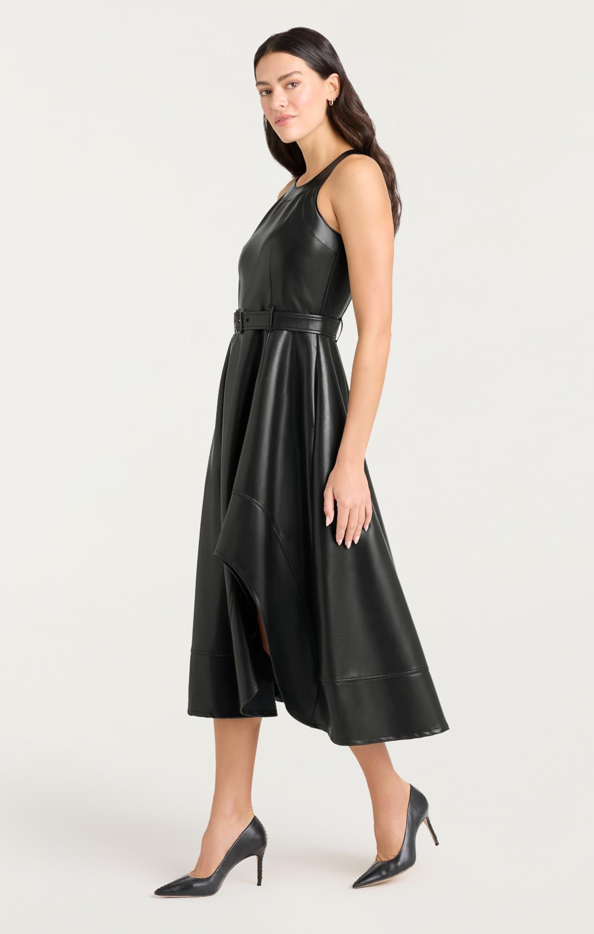 Vegan Leather Zelda Dress