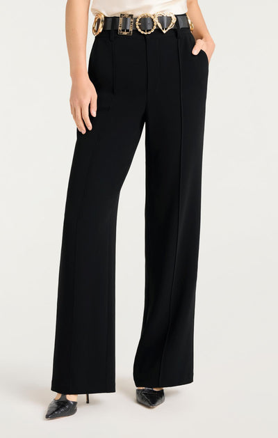 Gold Belt Ester Pant