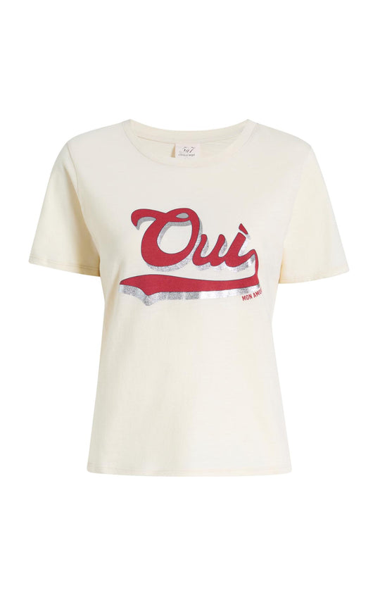 Vintage Oui Mon Amour Shrunken Tee