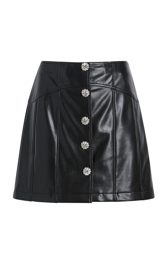 Vegan Leather Claudia Skirt