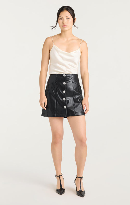 Vegan Leather Claudia Skirt