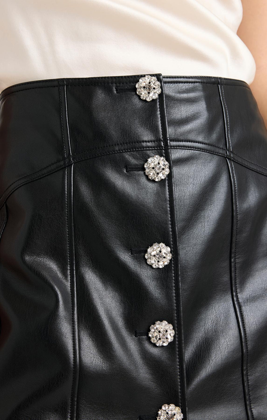 Vegan Leather Claudia Skirt