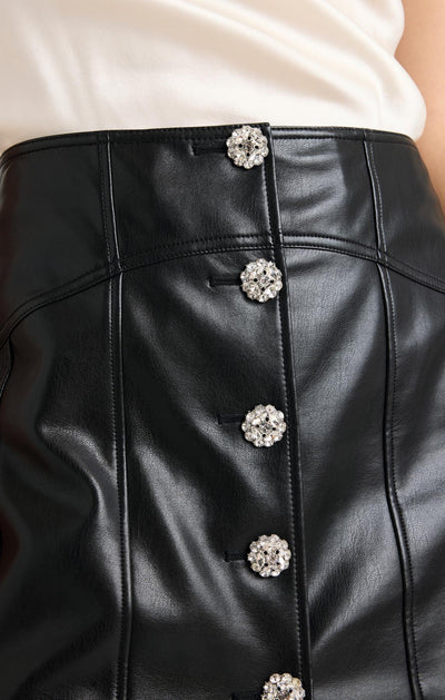 Vegan Leather Claudia Skirt