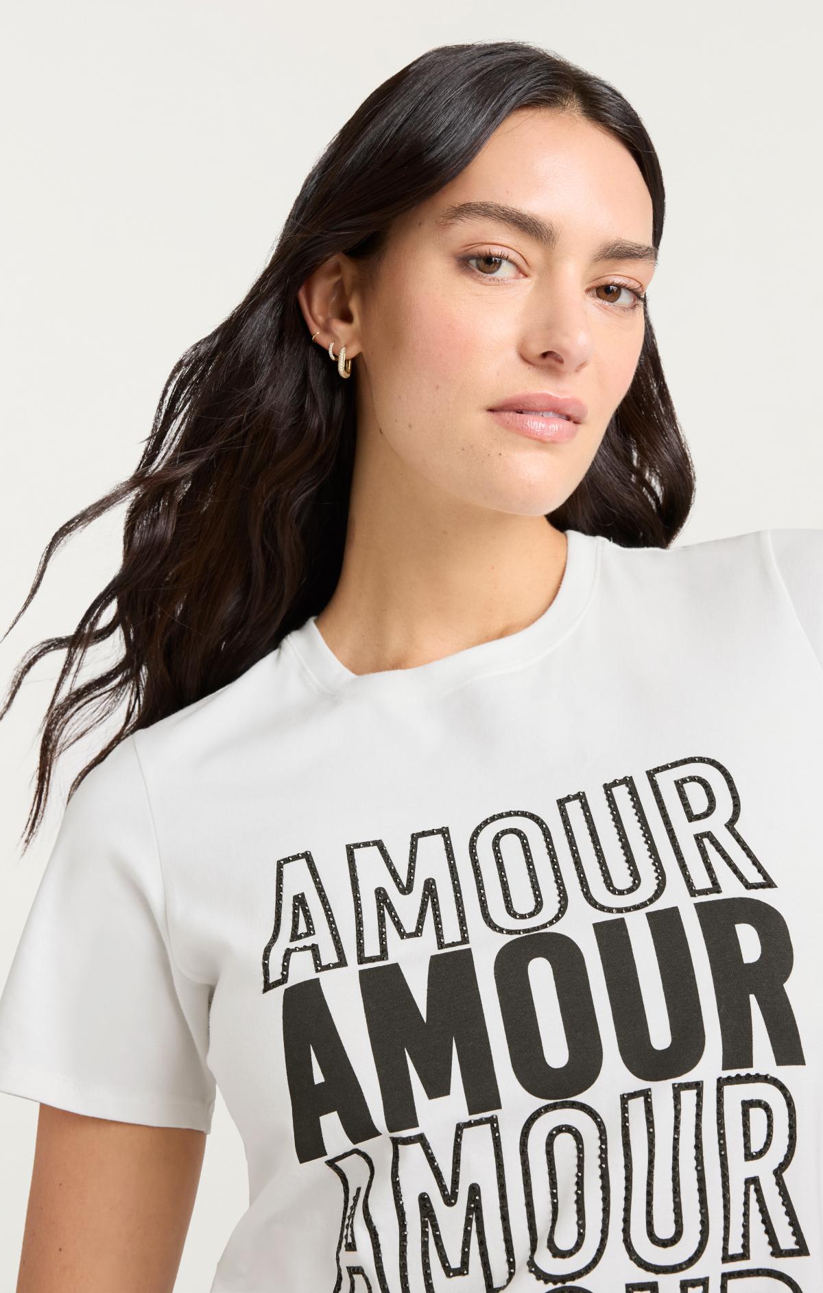 Embellished Amour Tee