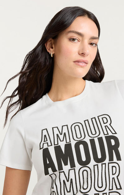 Embellished Amour Tee