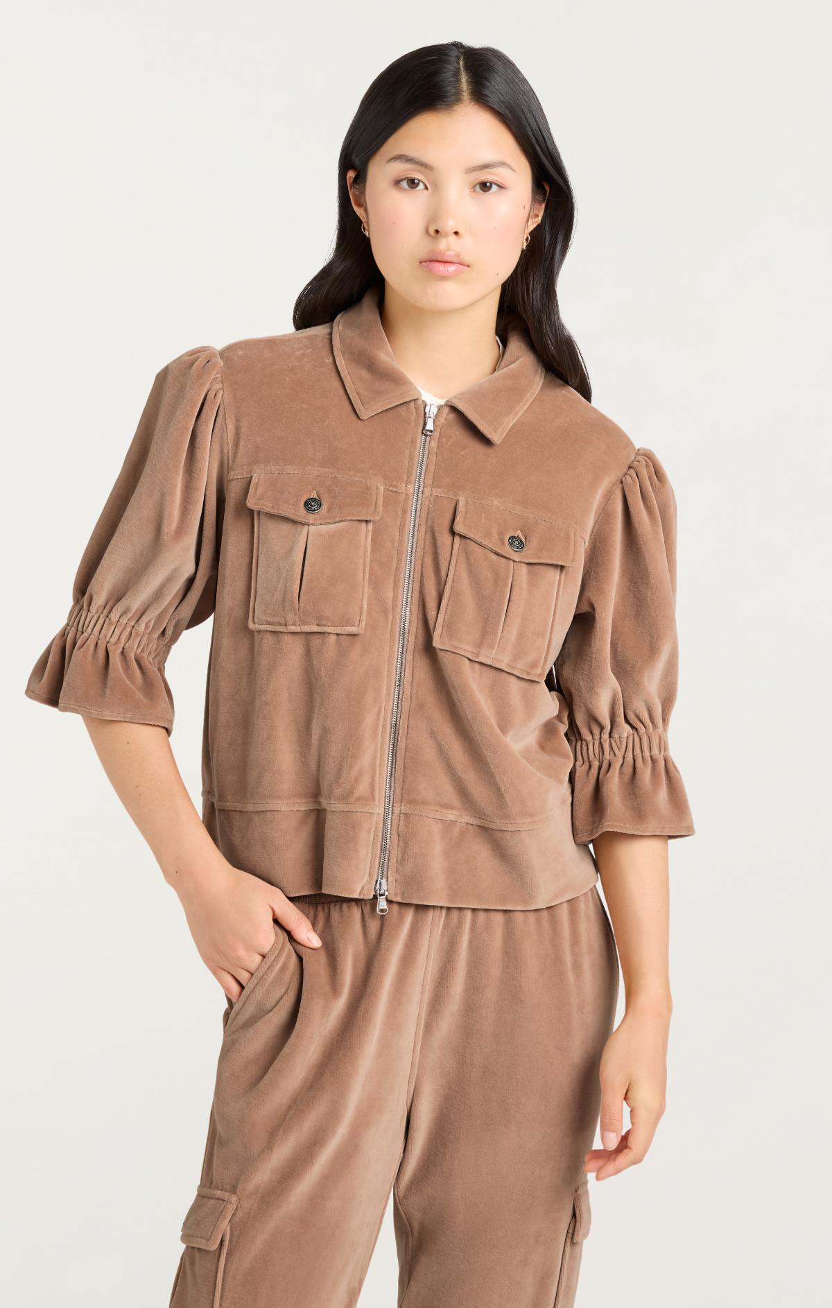 Velour Holly Jacket