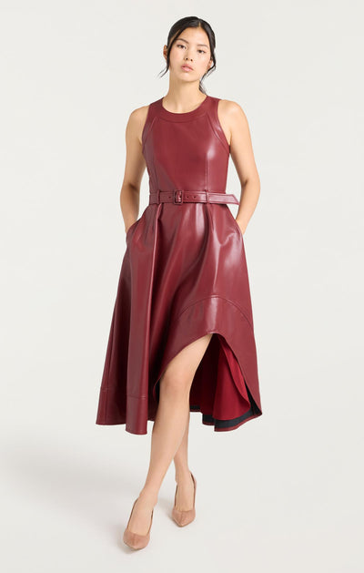 Vegan Leather Zelda Dress