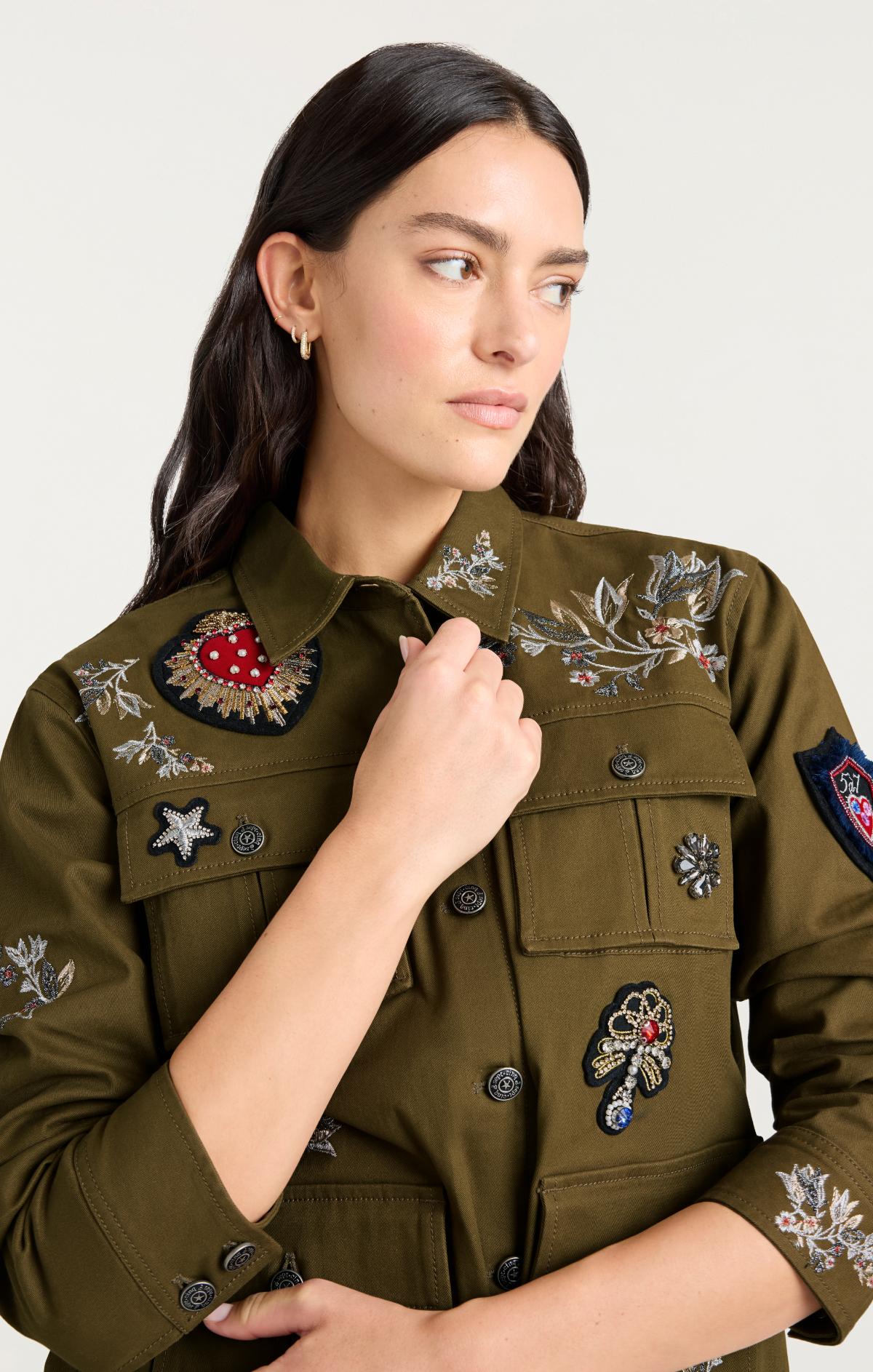 Embroidered Heritage Patch Vera Jacket