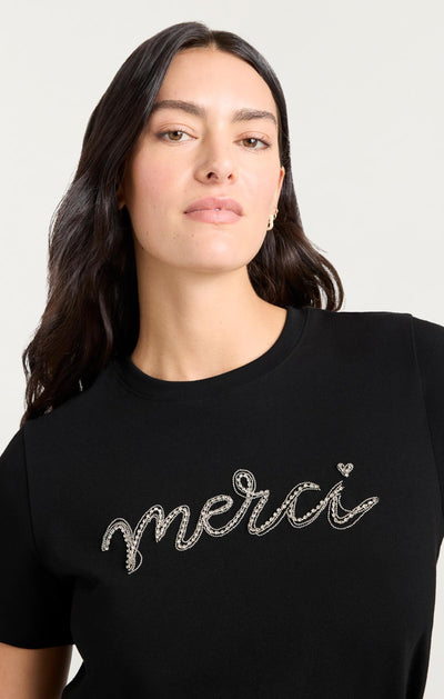 Merci Chain Tee