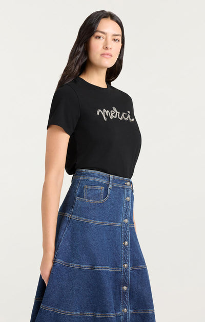 Merci Chain Tee
