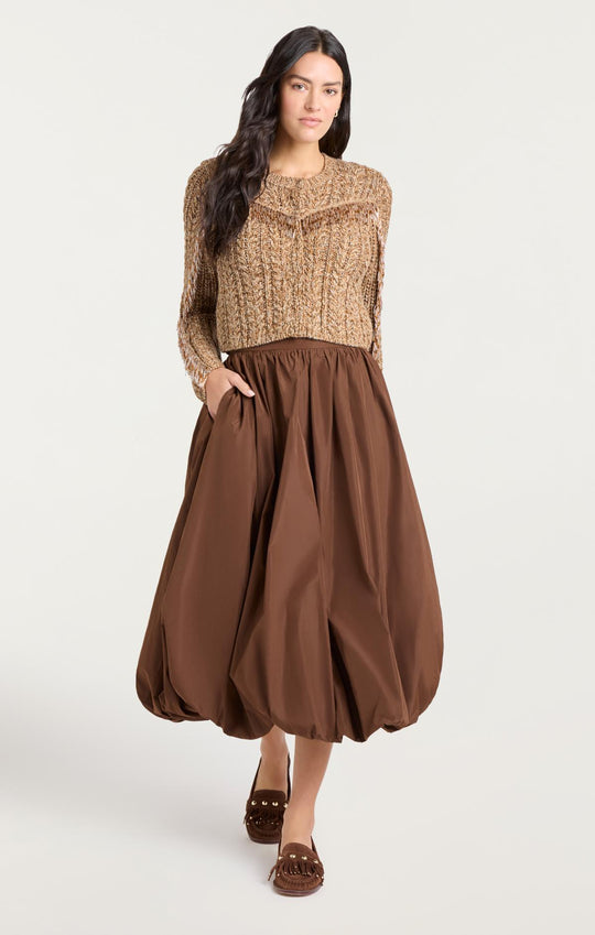 Bugle Fringe Lisabeth Cardigan