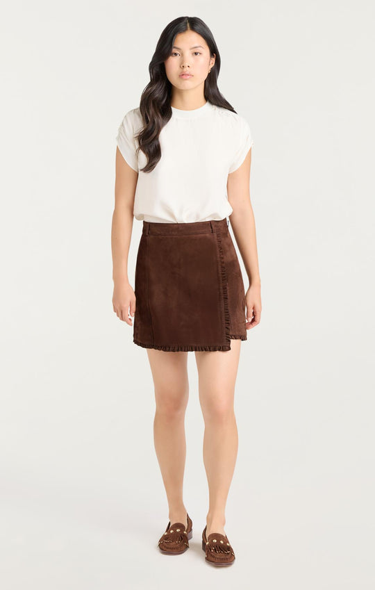 Suede Scotlyn Skirt