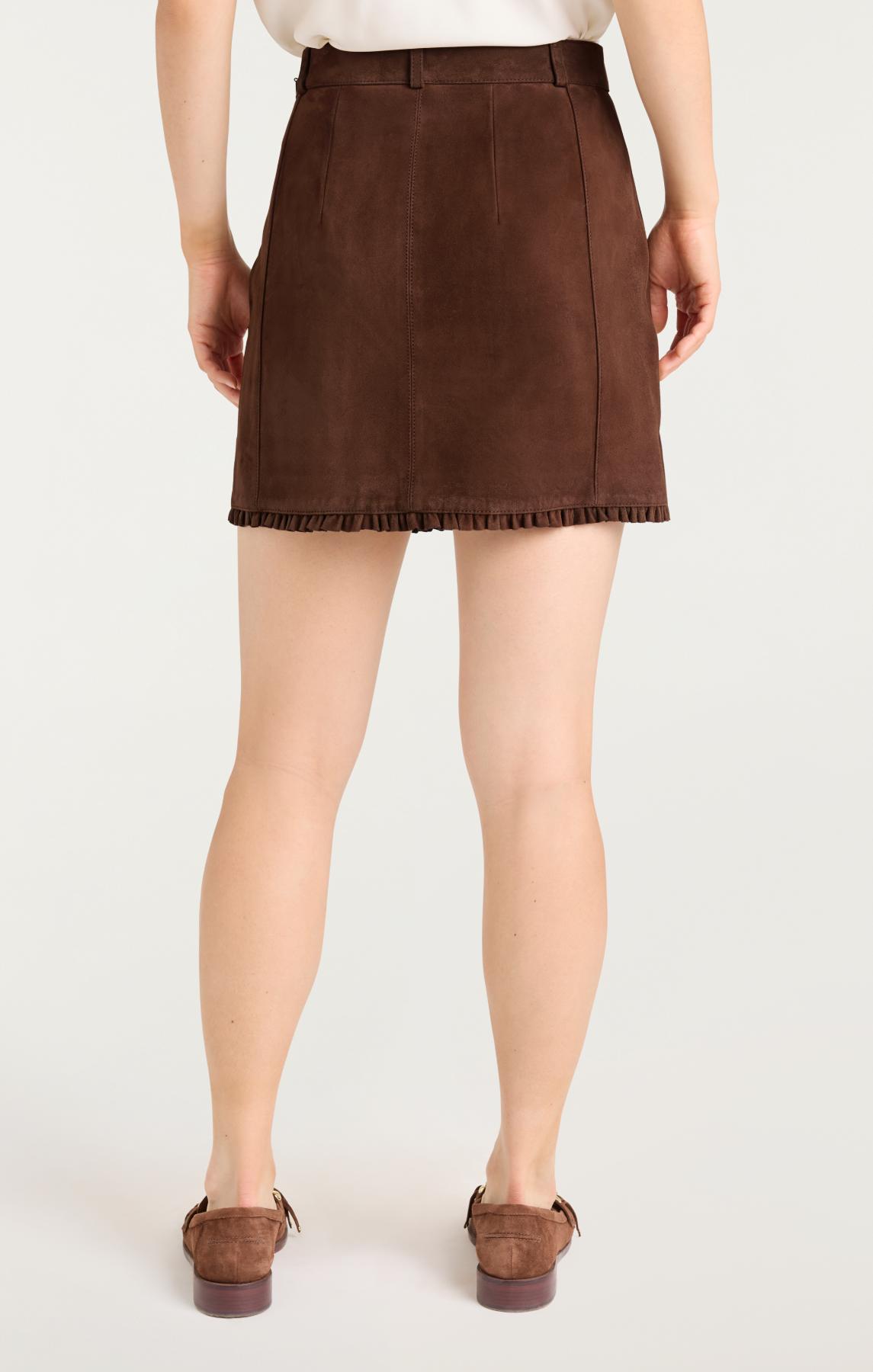 Suede Scotlyn Skirt