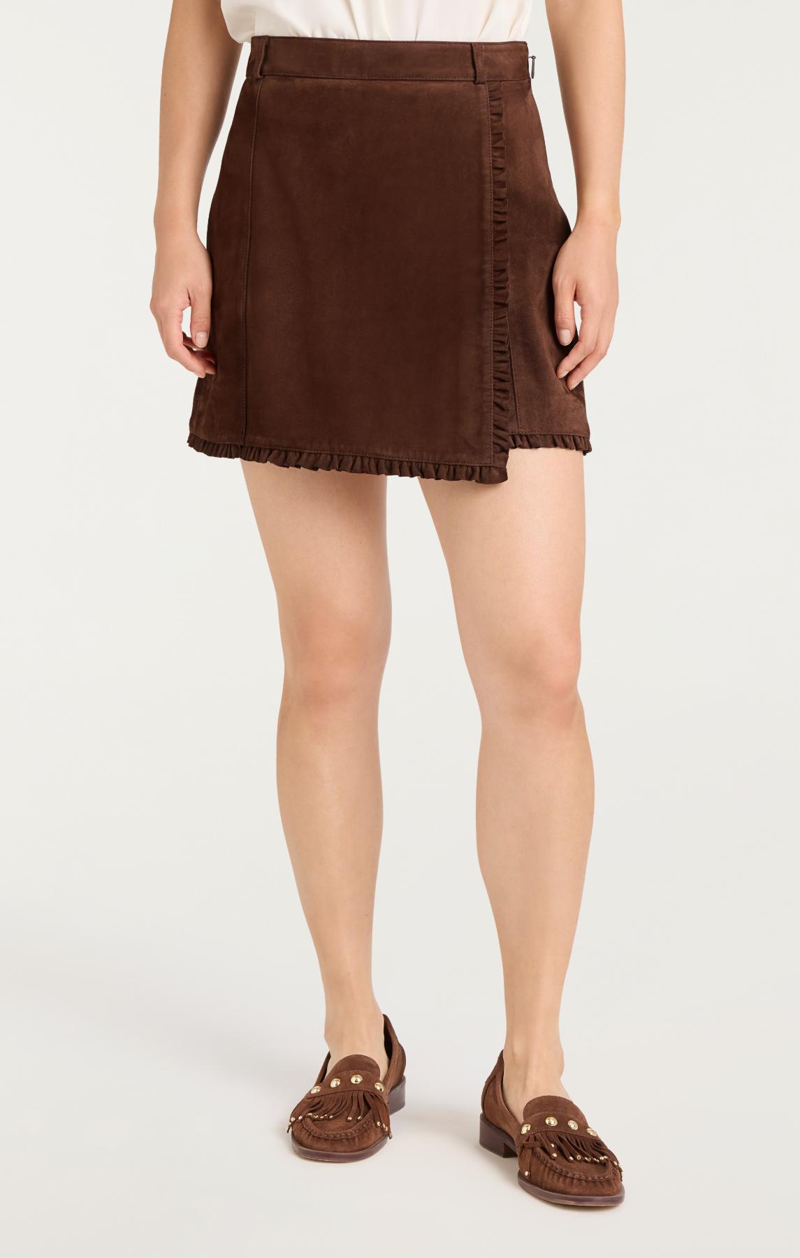 Suede Scotlyn Skirt
