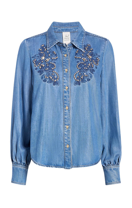 Rhinestone Embellished Juliette Top