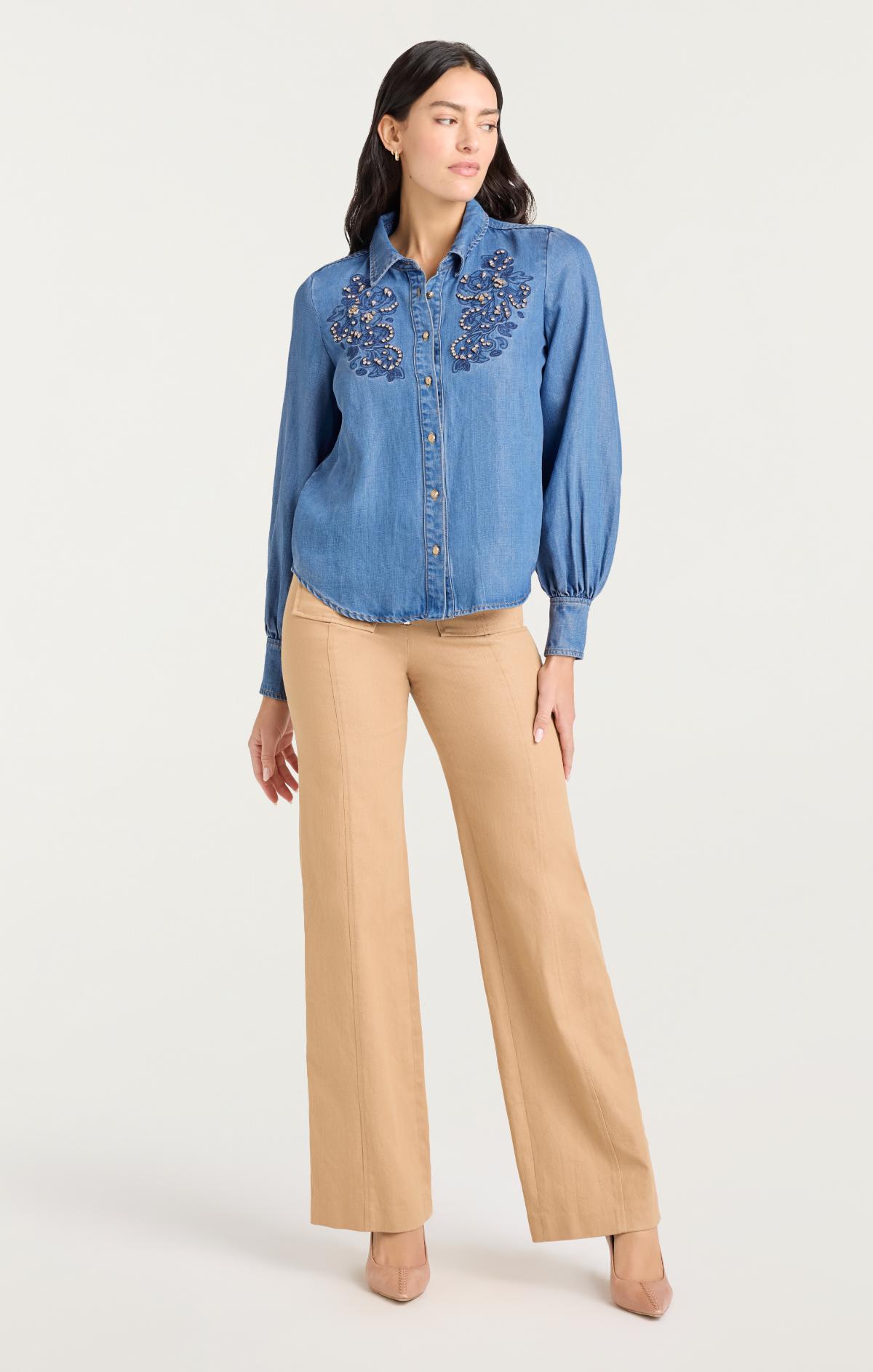 Rhinestone Embellished Juliette Top