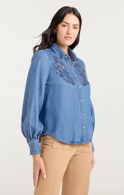 Rhinestone Embellished Juliette Top
