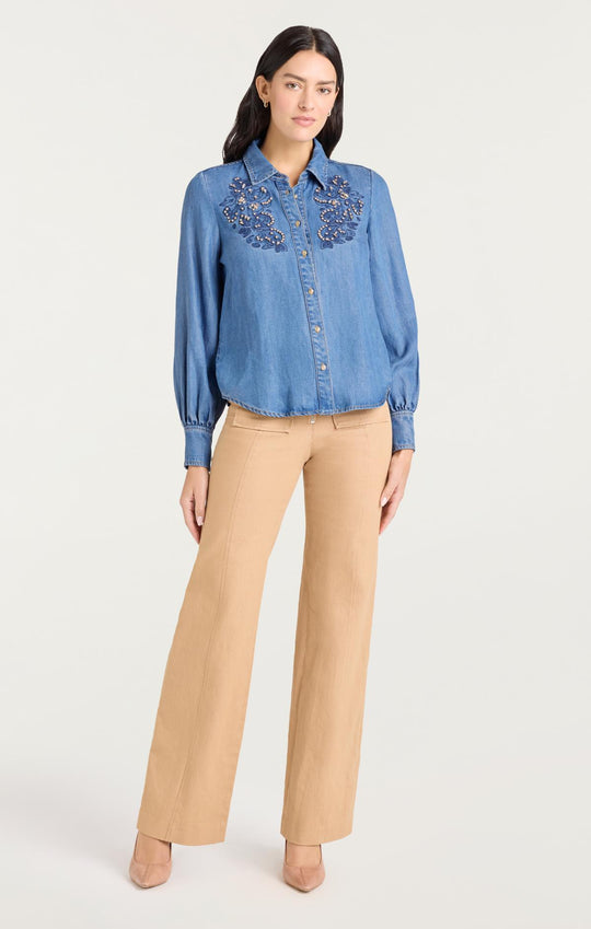 Rhinestone Embellished Juliette Top