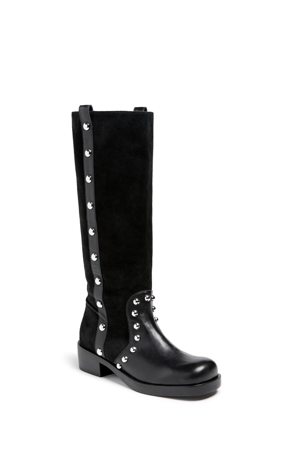 Shira Metal Stud Tall Boot
