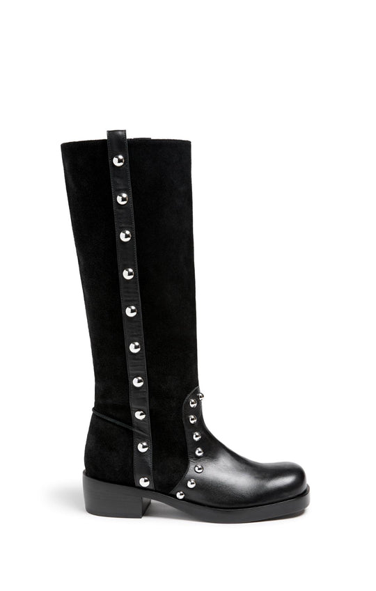 Shira Metal Stud Tall Boot
