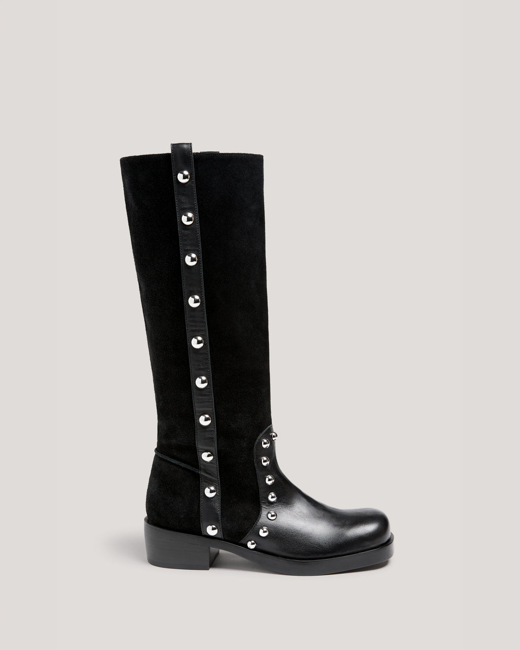 Shira Metal Stud Tall Boot