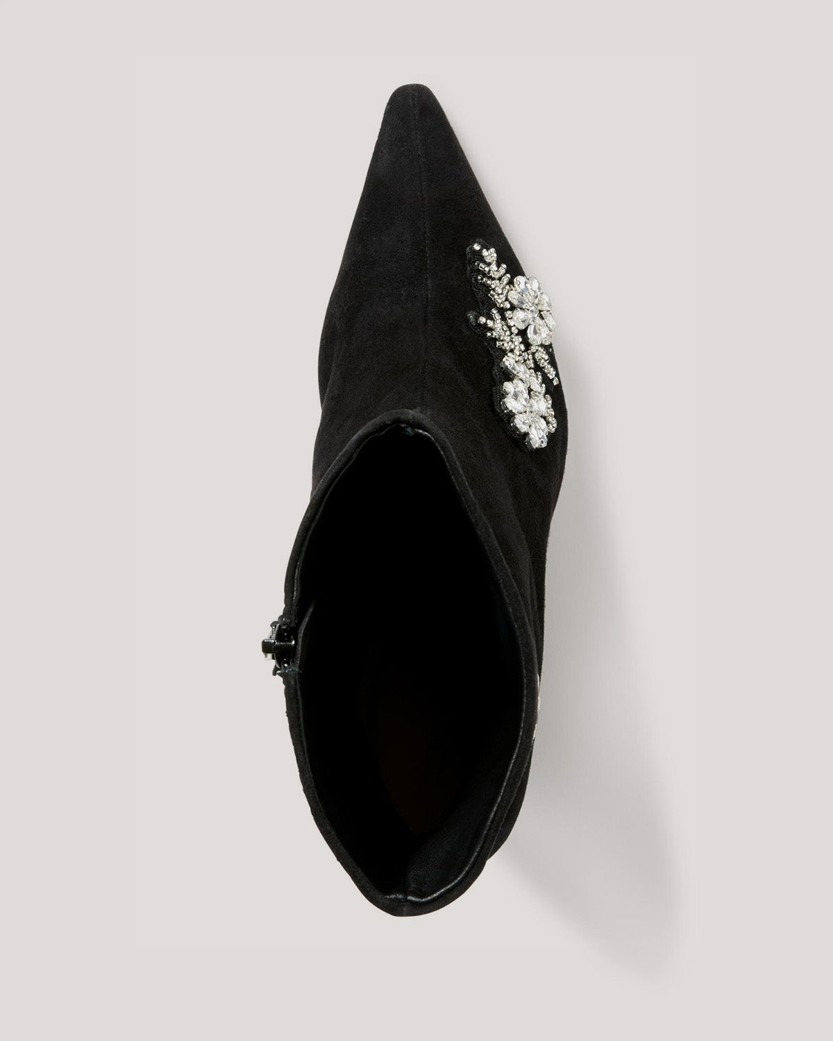 Mia Crystal Applique Ankle Heel