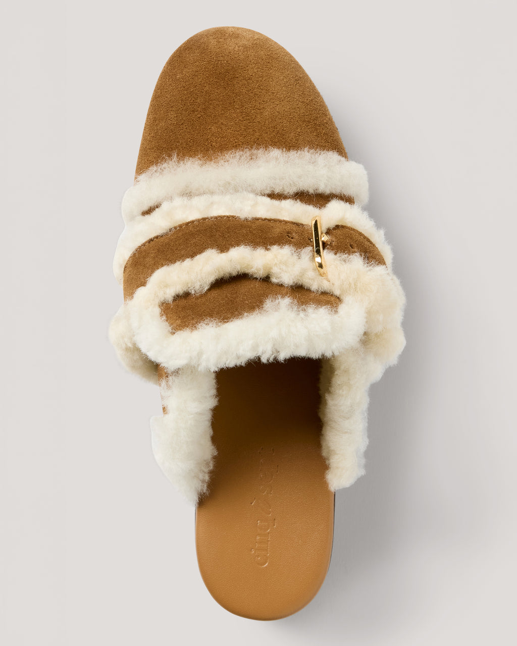 Wrenley Shearling Buckle Platform