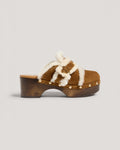 Wrenley Shearling Buckle Platform