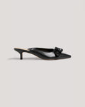 Layla Knotted Rose Kitten Heel