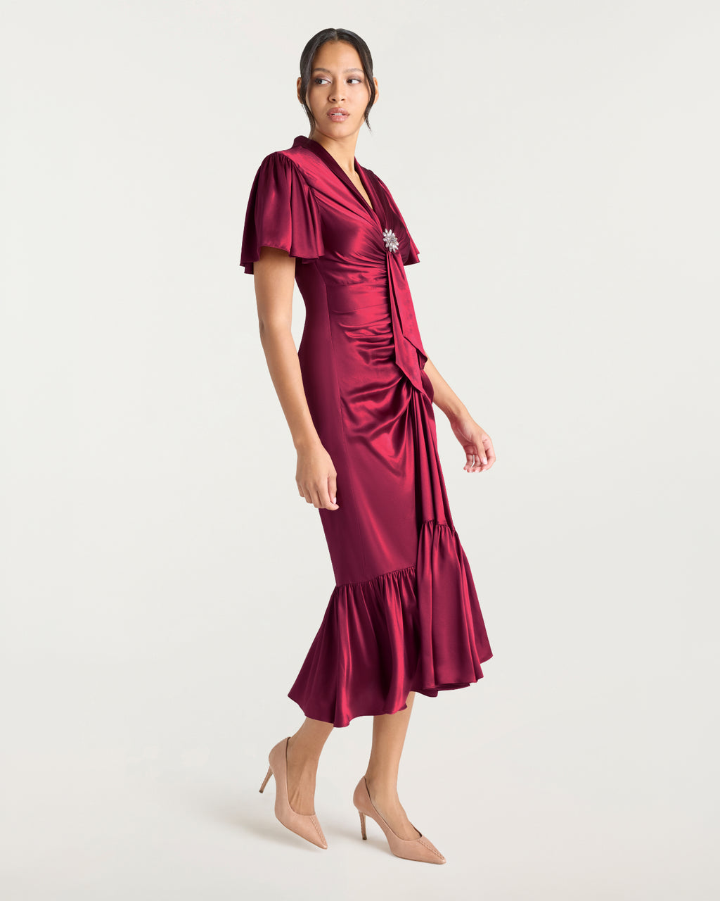 Brooch Peeta Dress
