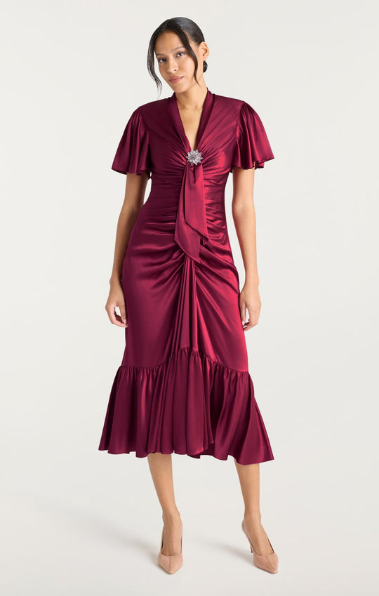 Brooch Peeta Dress