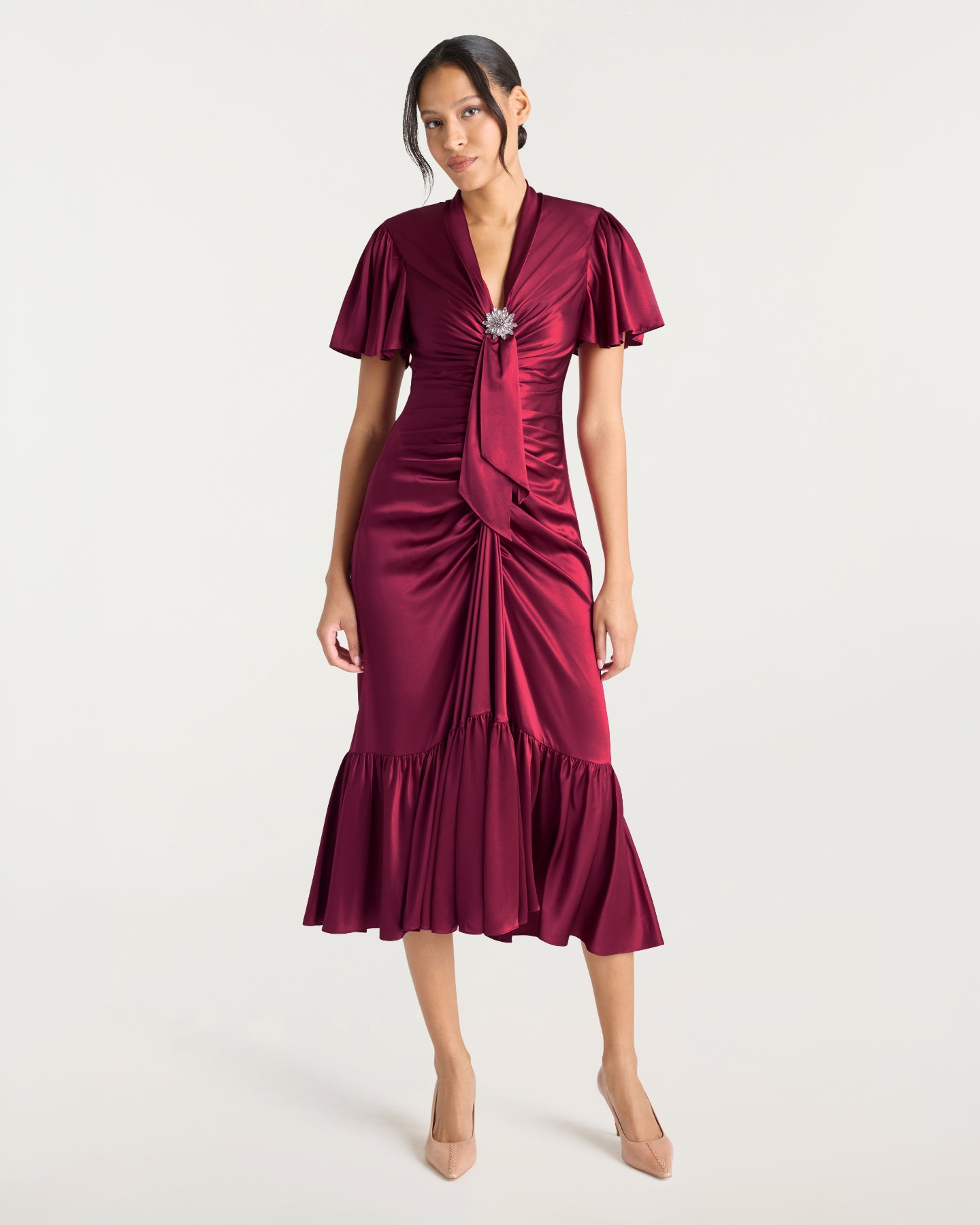 Brooch Peeta Dress