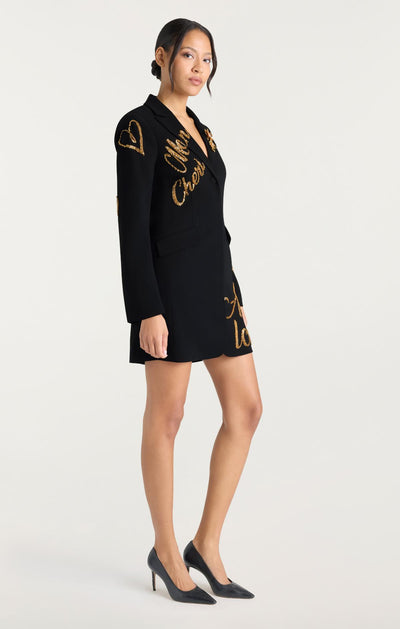 Crushed Sequin Loveletter Joel Dress