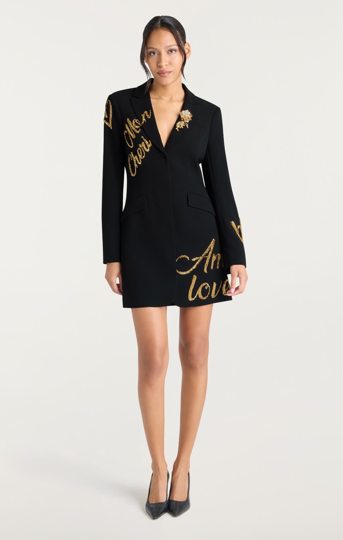 Crushed Sequin Loveletter Joel Dress