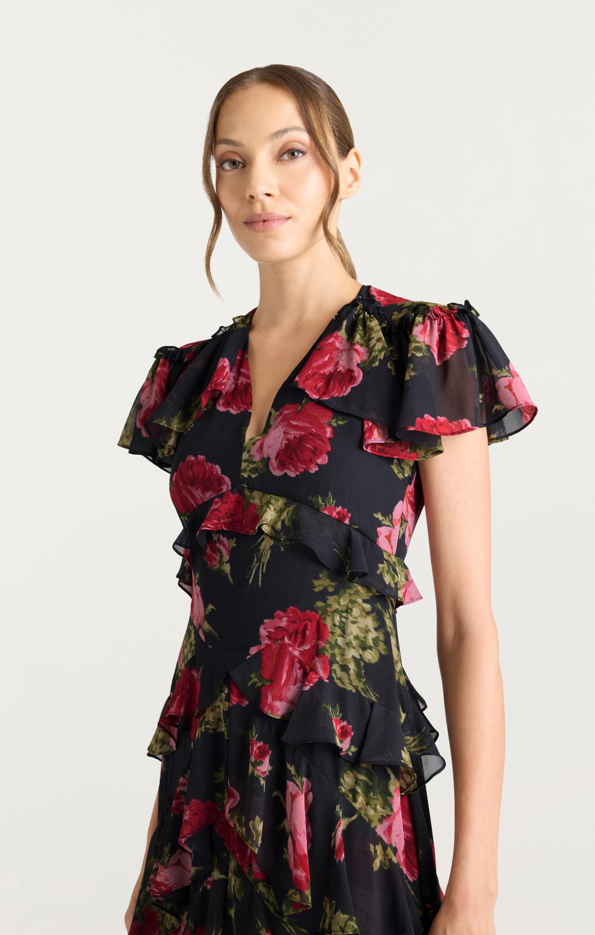 Baroque Roses Tatum Dress