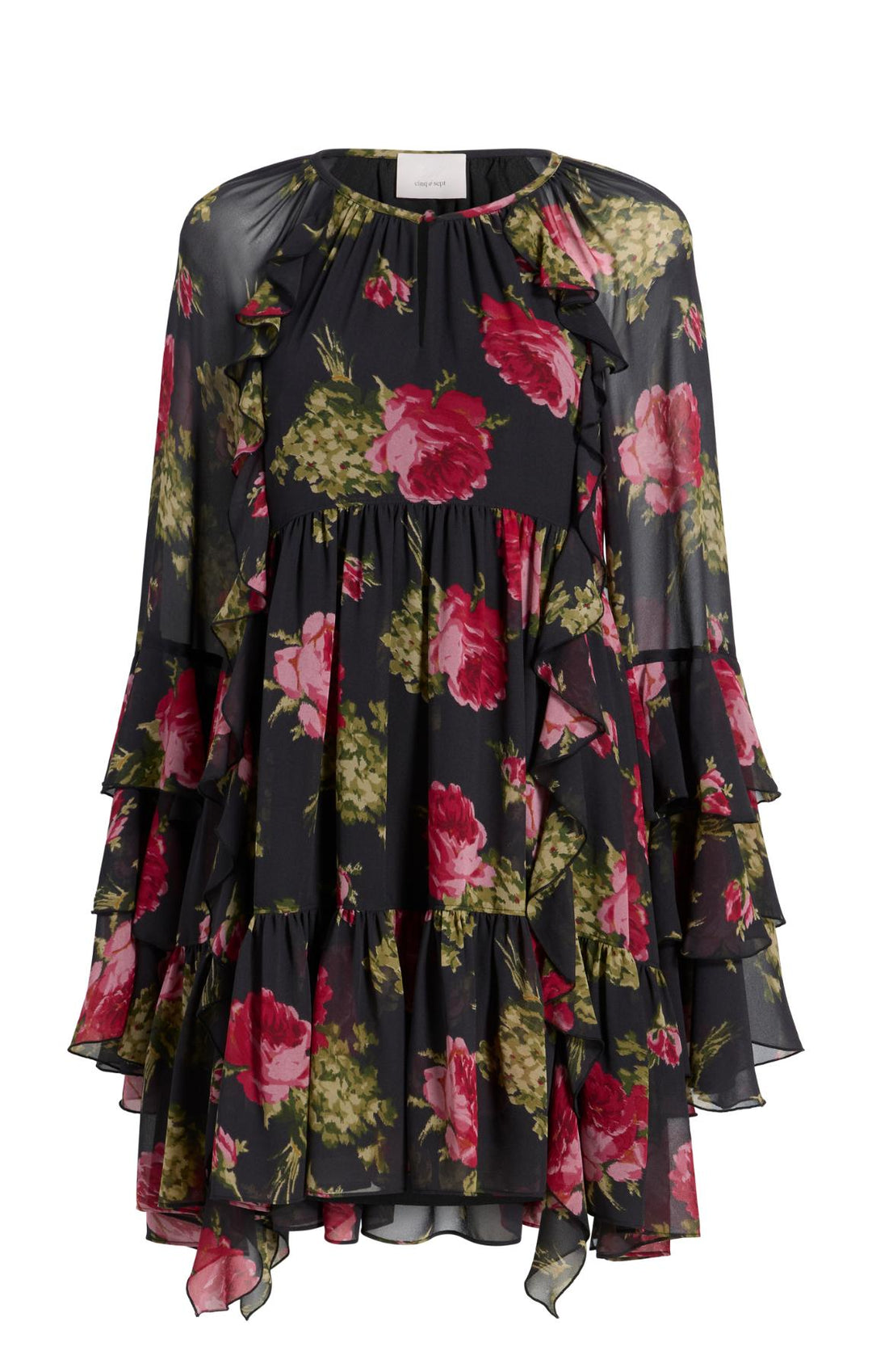 Baroque Roses Emelia Dress Cinq Sept Baroque Roses Emelia Dress Cinq Sept