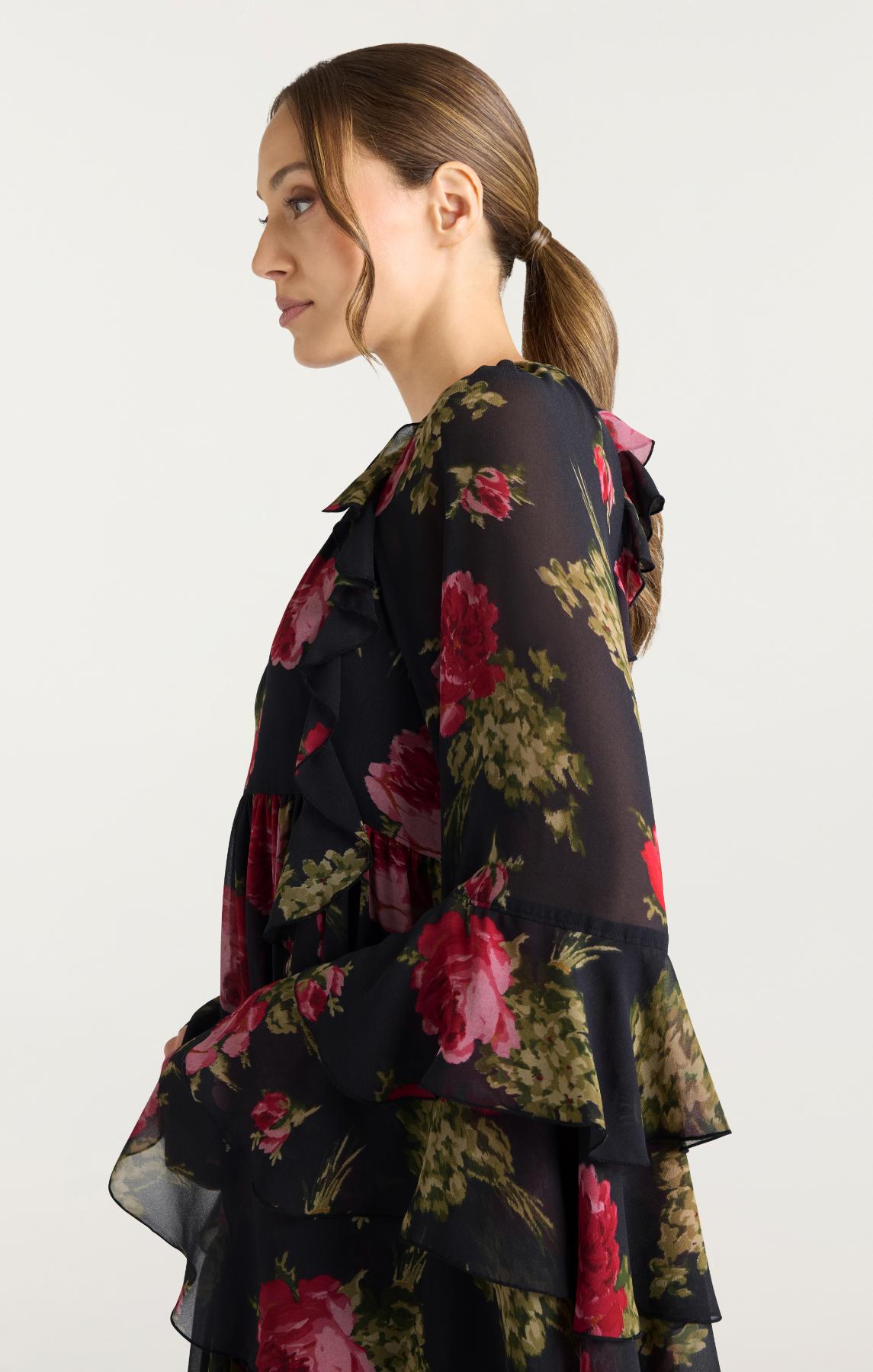 forever 21 black dress with red flowers FOREVER 21 Floral Dresses for Women for sale