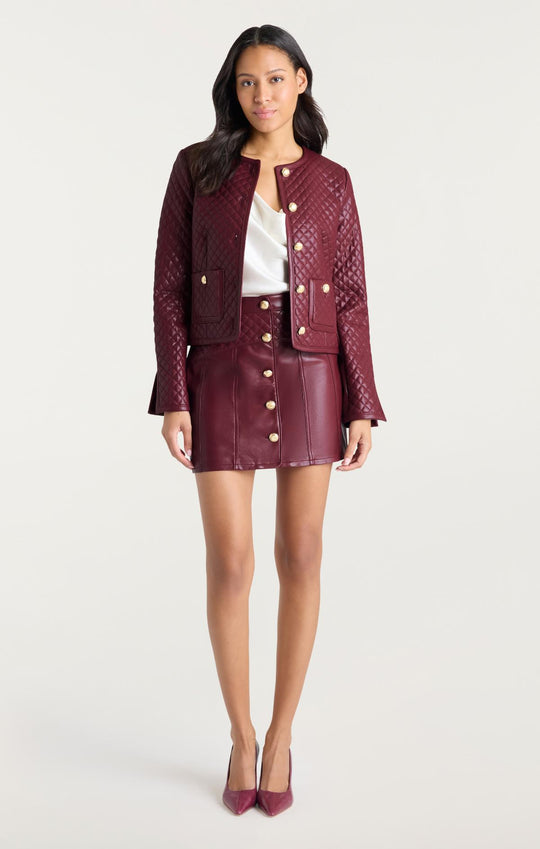 Vegan Leather Brooke Jacket