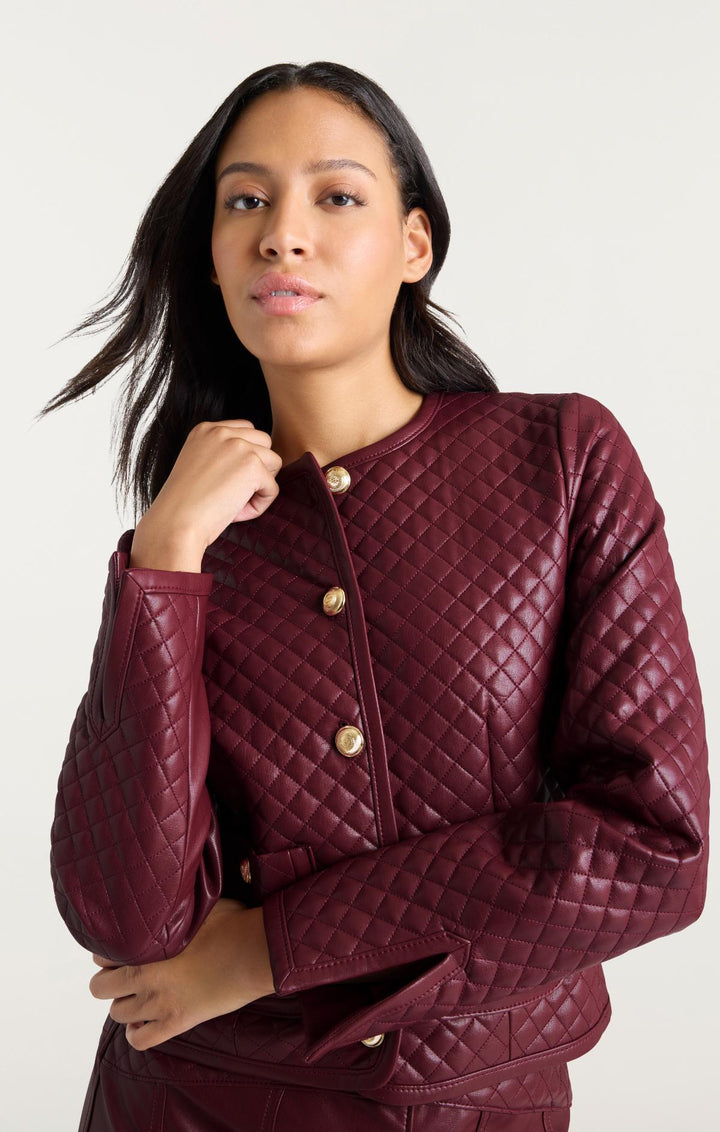 Vegan Leather Brooke Jacket – Cinq à Sept