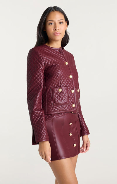 Vegan Leather Brooke Jacket