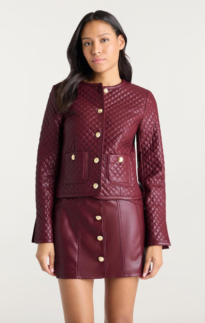 Vegan Leather Brooke Jacket