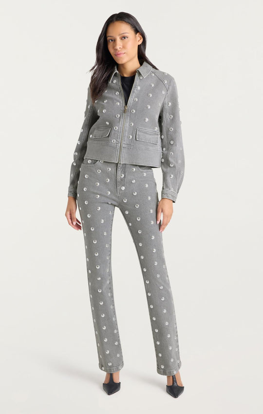 Studded Denim Harriet Jacket
