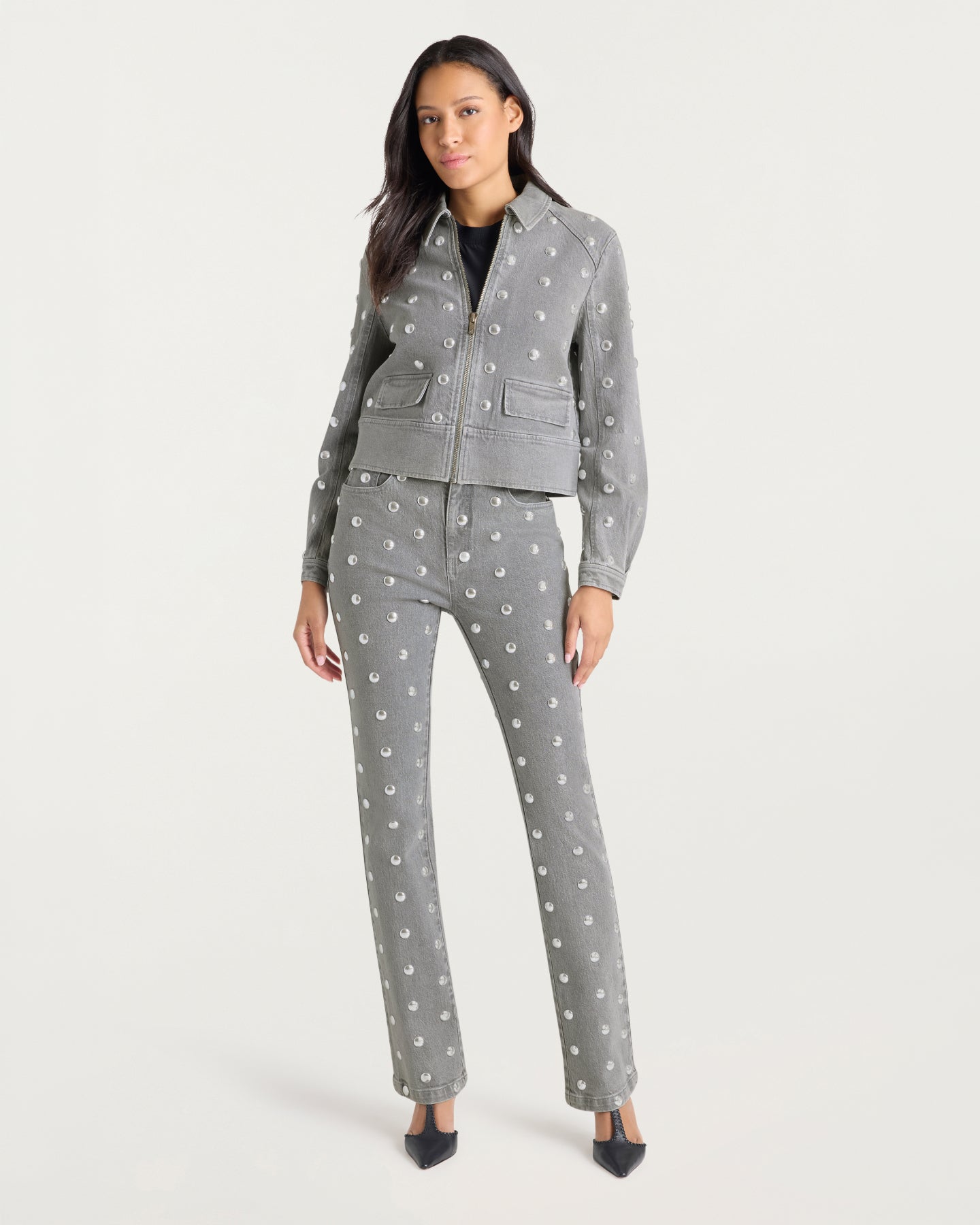 Studded Harriet Jean Jacket