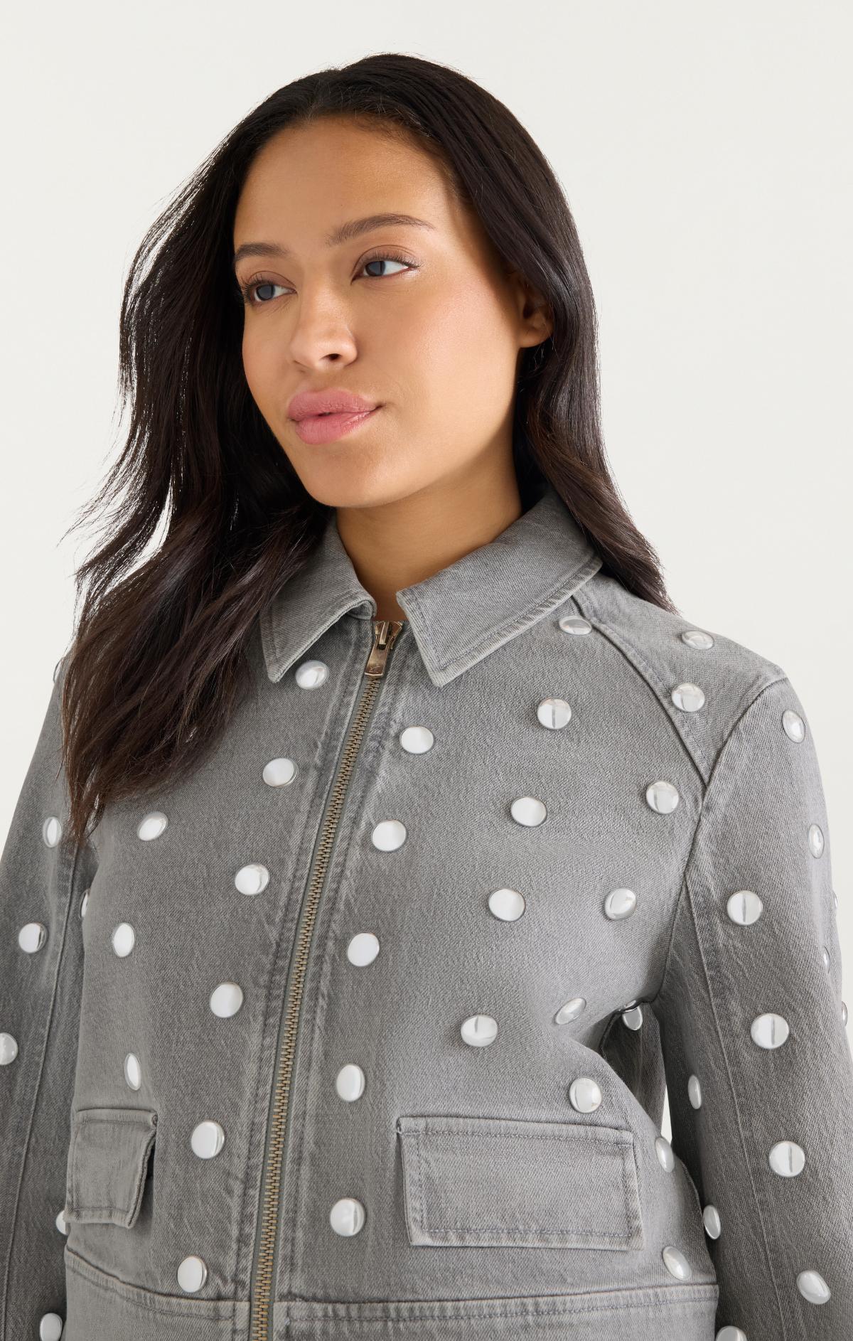 Studded Denim Harriet Jacket