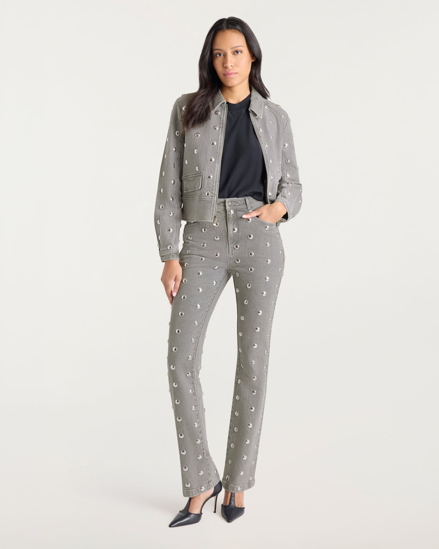 Studded Harriet Jean Jacket