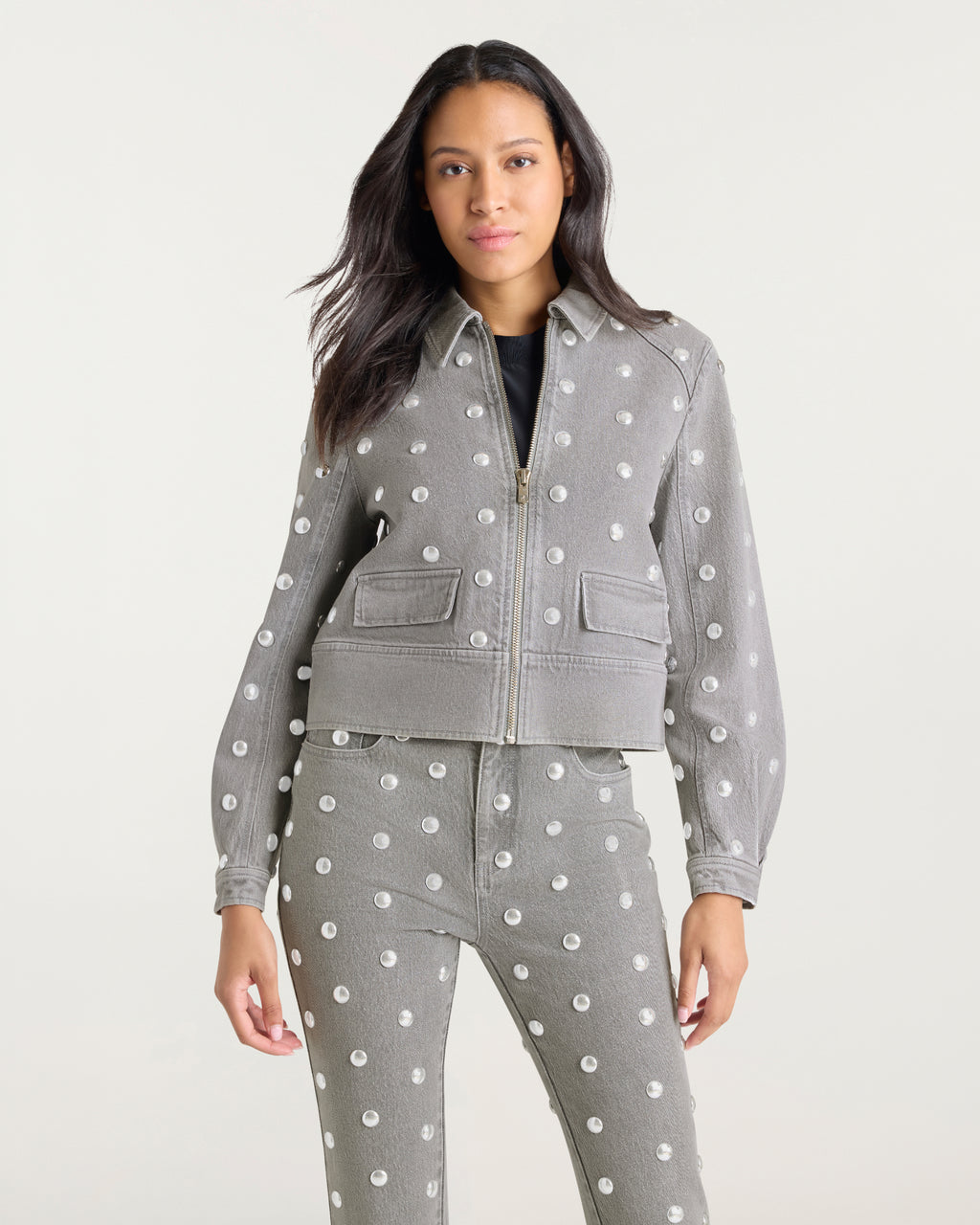 Studded Harriet Jean Jacket