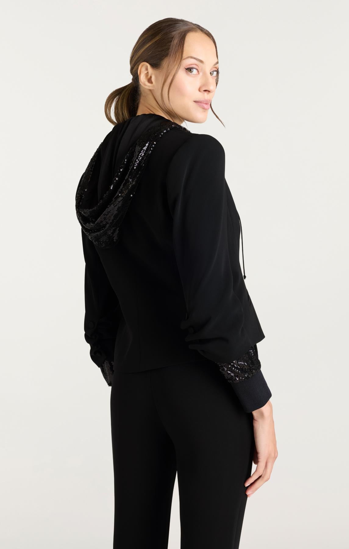Sequin Hooded Le Petit Khloe Jacket