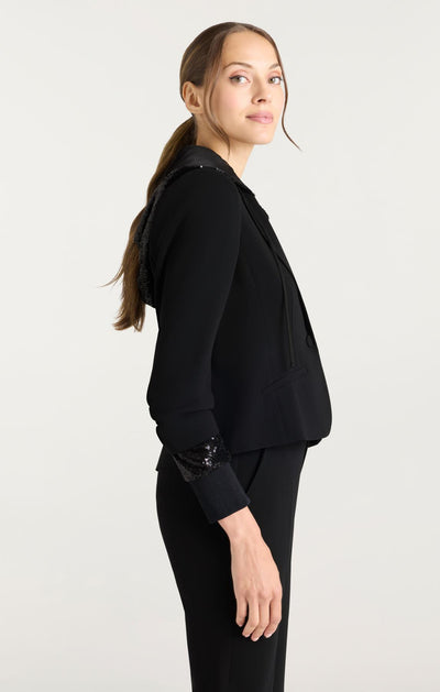 Sequin Hooded Le Petit Khloe Jacket